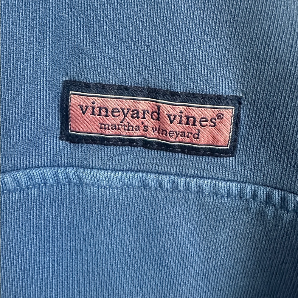 Vineyard Vines Shep & Ian Men’s Shep Shirt Quarter-Zip Pullover – Blue – M - Picture 8 of 9